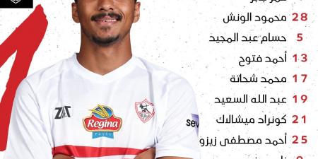 ناصر منسي أساسيا.. التشكيل الرسمي لمباراة الزمالك وطلائع الجيش في الدوري المصري الممتاز