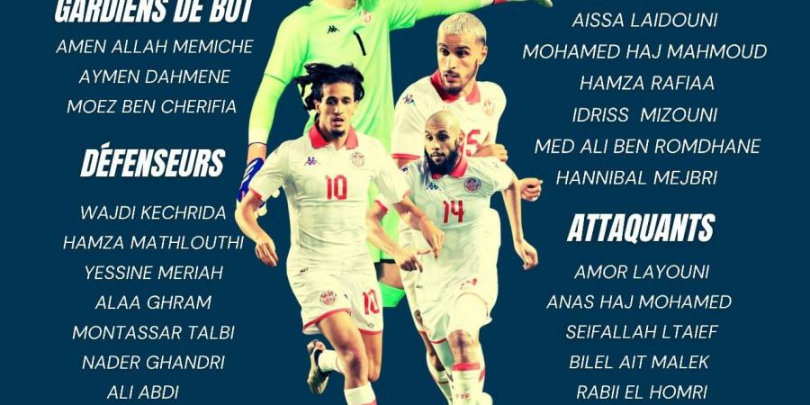 تصفيات كأس افريقيا للأمم (المغرب 2025) : قائمة المنتخب التونسي لمباراتي مدغشقر وغامبيا