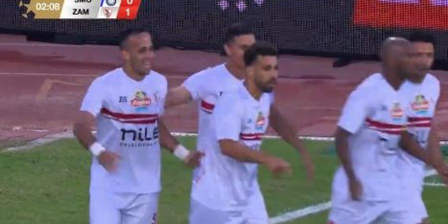 الدوري الممتاز: ناصر منسي يسجل الهدف الأول لنادي الزمالك في مرمى سموحة بعد خطأ فادح من الهاني سليمان