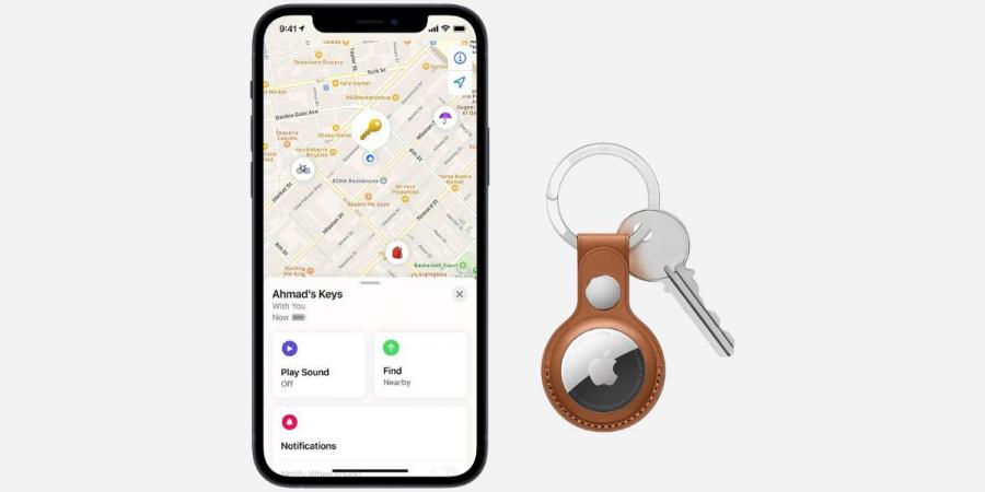 آبل تتيح مشاركة مواقع أجهزة AirTag المفقودة