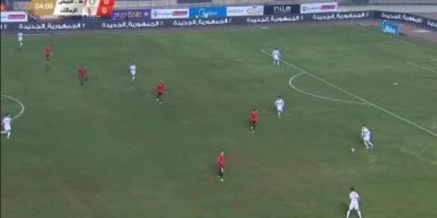 فى شوط أول مثير.. الزمالك يتقدم على طلائع الجيش 2 -1