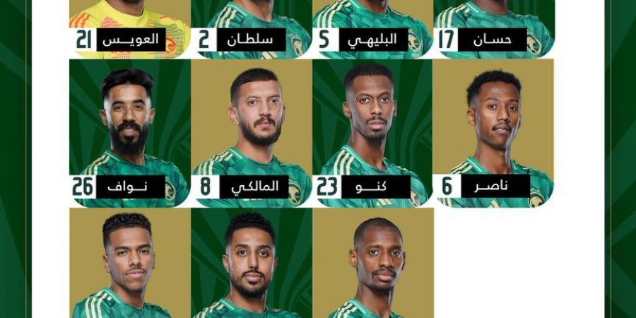 التشكيل الرسمي لمباراة السعودية واليمن في كأس الخليج العربي – media24.ps