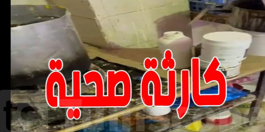 فيديو -كارثة صحية: 1.5 طن من المرطبات الملوثة في مخزن عشوائي قبل رأس السنة!